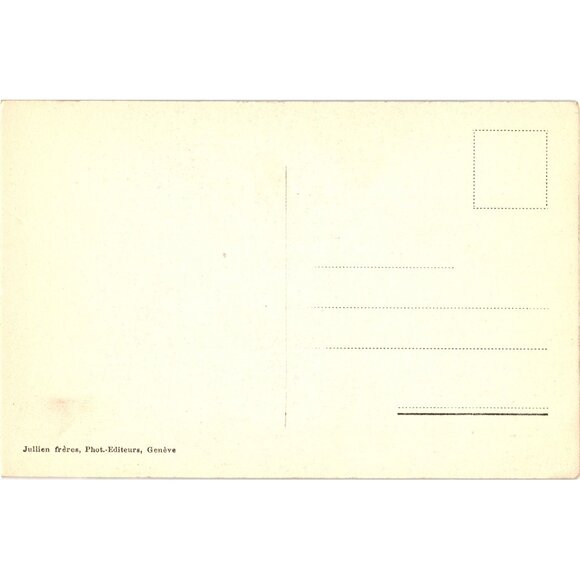 Paysannes De Champéry Vintage Postcard By Jullien Frères Genève Unused - Picture 2 of 2